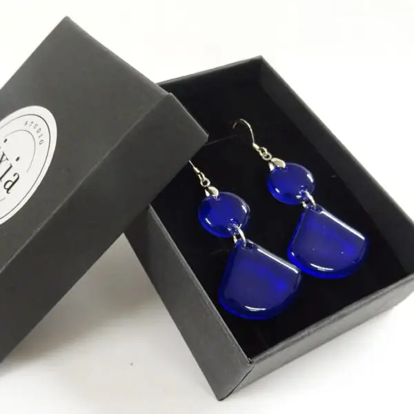 "Gypsy" Earrings - Deep Blue