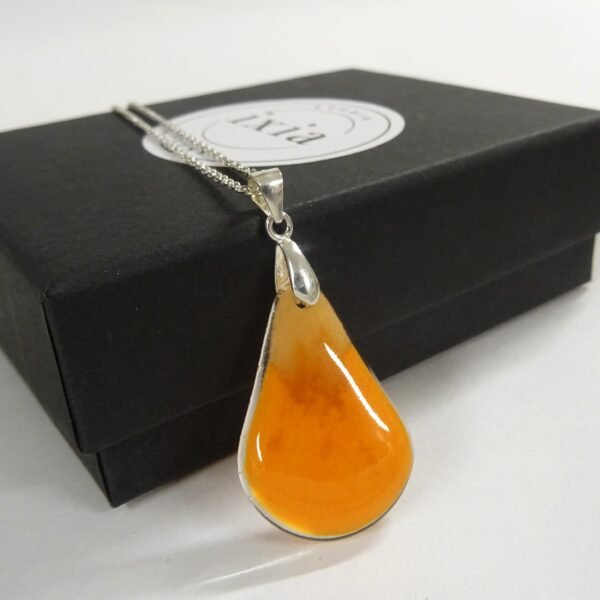 Flame Teardrop Pendant